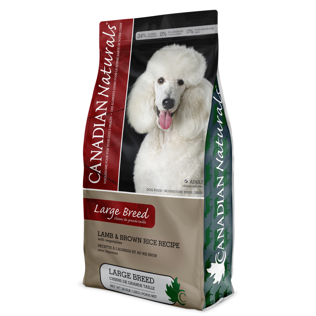 Lamb and rice large breed canadian naturals dog food